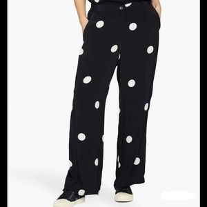 NWT Masai Copenhagen Perinua Black Polka Dot Pants